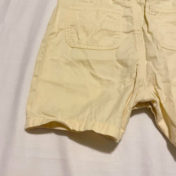 Vintage Baby Gap Overalls 6 - 12 Months Palm Tree Embroidered Yellow - Picture 13 of 14